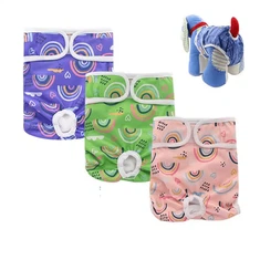 महिला और पुरुष के लिए जलरोधक पुन: प्रयोज्य कुत्ते डायपर